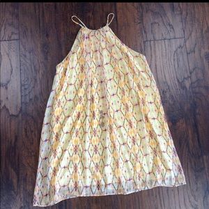 MaiTai Yellow Lined Patterned Sundress 👗